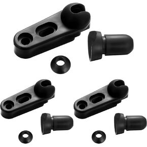 3 Sets Boat Windshield Support Foot Brace Windshield Replacement Board for boat Alternative Bar Parts Bulk Plastic Marine Accessories Supplies