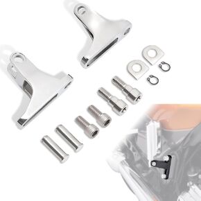FOVPLUE Motorcycle Parts,Passenger Mini Footboard Mount Kit for Harley Touring models 1993-2024 Road King FLHR Road Glide FLTRX Street Glide FLHX Electra Glide FLHT