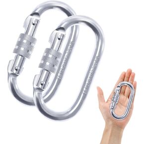 Carabiner Clip Clip Cliping Carabiner (25kn = 5600 رطل)