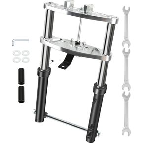 Mini Bike Front Fork Suspension Kit Replacement for Coleman Mini Bike CT200U CT200U-EX BT200X Axis M200 196cc 200cc 6.5HP Powersports Parts Accessories Shock Absorber Forks Frame Assembly