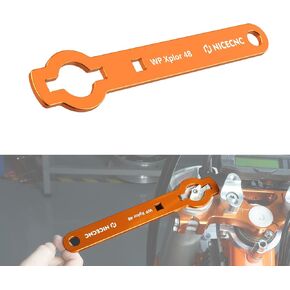 Motorcycle WP Xplor Fork Cap Wrench Aluminum Compatible with KTM 150 XC-W 2017–2019 250 EXC-F 2017–2019 250 XC-W 2017–2018 300 XC-W 2017–2018 350 EXC-F 2017–2022,See fitment