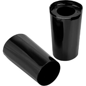 Motorcycle Gloss Black Fork Boot Slider Covers For Harley Touring Electra Street Glide Ultra Limited & Tri Glide 2014-2023