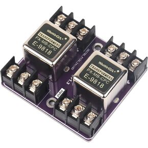Multipurpose Audio Isolation Converters Screw Terminal Block Connectors Noise Filter Hum Eliminator with Convenient Phoenix Connectors for Audio Playing Devices Eliminate The Hum Noise