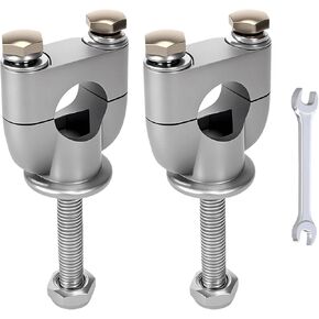22mm 7/8 Handlebar Risers Mount Clamps Motorcycle Handle Bar Riser Replacement for Apollo 250 Ninja 500 XT600 XR50 Dirt Pit Bike ATV Scooter Powersports Accessories Parts