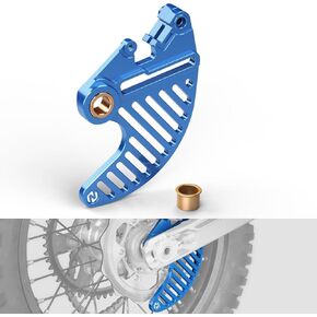 Cariper Guard Dirt Bike Brake Disc Cover Cover Aluminium متوافق مع KTM 125-530 XCW XCF-W EXC EXC-F SX SX SX XC XCF 2004-24 ، متوافق مع Husqvarna TC FC FX FX 125-501 2014-24 ، انظر Fitment