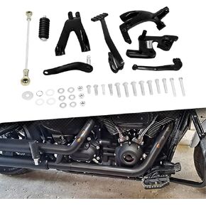 أدوات التحكم إلى الأمام أوتاد طقم كاملة رابط الربط من أجل Harley Softail Street Bob Low Rider FXBB FXLR FXLRS FXST 2018-2024