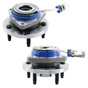 Front 2WD AWD Wheel Bearing and Hub Assembly 513121 x2 Replacement for 00-11 Chevy Impala, 00-07 Carlo, 97-08 Pontiac Grand Prix, 06-09 Cadillac DTS, 05-09 Buick Lacrosse, 12429204, 19235760, R15364