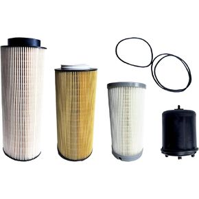 FUEL FILTER 2277129 K37-1029 2234788 1922496PE，Centrifugal Oil Filter Replace Compatible with 430CFA 430XFA T880 MX13 Peterbilt DAF Kenworth Diesel Trucks