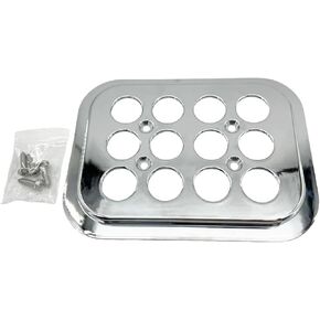 Chrome Cab Frish Air Filter for Kenworth T600 T450 T800 W800 W900 T600B W900L 1986-2015 مع طبقة مرشح 2