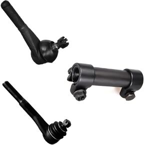 Cyyde 3pc ES2026R ES2027L ES362S الرابط السحب التوجيه الخارجي + رابط السحب في Pitman Arm + Drag Link Aducting Sleeve Pitman Arm to Arm to GMC Jimmy K15 K25 K35 ، for Chevy Blazer K10 K30 K30
