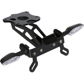 حامل لوحة الترخيص قوس المقاطع الخلفية مجموعة أدوات خلفية مؤشر LED مؤشر LED TENT TRAND TRAND TELLING TELLANGER TELLANGENT مع MT-09 MT09 SP 2021 2022 2023 (الدخان)