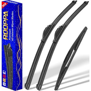3 بديل للمساحات لعام 2017-2021 2022 Honda CRV CR-V ، Windshield Wiper Blades استبدال المعدات الأصلية-26 "/17"/12 "(مجموعة من 3) U/J Hook