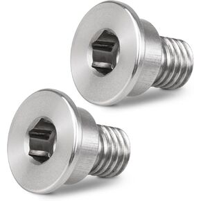 BEVINSEE BRAKE DIRC DRIC SCREW 34211161806 متوافق مع BMW E36 E46 E90 F30 323I 330CI 330D 330XI M3 ، براغي الاحتفاظ بالفولاذ المقاوم للصدأ