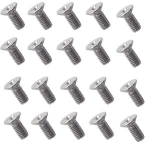 20pcs Brake Disc Rotor Screws 93600-06014-0H - Compatible with Honda, Acura, Hyundai, Kia Models - Stainless Steel Fasteners for Disc Rotor Hardware