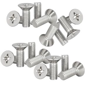 8pcs قرص فرامل المسمار المسمار الاحتفاظ 93600-06014-0H متوافق مع Acura ILX Integra MDX RDX RLX TLX TSX ZDX الفولاذ المقاوم للصدأ للبراغي الأمامية والخلفية (8)