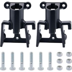 2PCS Gladhand Holder, Dazakoot Gladhand Bracket with Bolts and Nuts, Single Plugs and 2 Gladhand Holder for Semi Truck,Air Brake Coiled and Electric Power Cable Organizer Bracket w/Mounting Kit