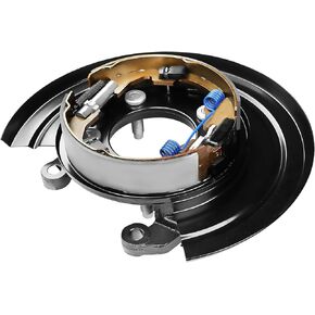 926273 Rear Left Loaded Parking Brake Backing Plate Assembly, Fit for Ford F-250 Super Duty 2005-2012, F-350 Super Duty 2005-2012, F-450 F-550 Super Duty 2011-2012, OE 926-273, 5C3Z2210AA