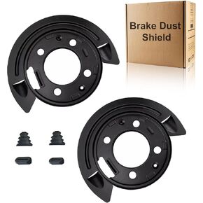 924-225 Rear Brake Dust Shield Backing Plates Pair Compatible with Dodge Ram 1500 2002-2007 Ram 1500 Van 2003 Durango 2003-2006 Replace 52009967AJ, 52113468AD