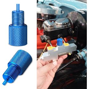 2PCS Brake Proportioning Valve Bleeder Tool, Bleeder Tool Combination Valves, Universal Car Accessories GM Combination Valves Compatible with Disc/Disc & Disc/Drum PV2 & PV4 (2PCS)