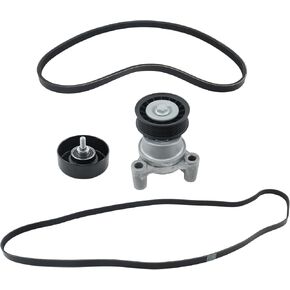 GXYWADY DRIVE BELT TENECTION PULLEY KIT البديل لـ Avalanche Tahoe 2009-2013 استبدال Sierra 1500 Yukon 2010-1013 39083