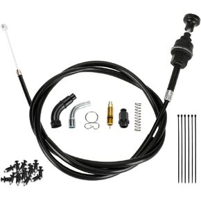 كابل الاختناق لـ Rancher 350 TRX350 TRX350FM TRX350TM TRX350FE 2000-2006 Fourtrax 300 350 FOREMAN 400 ATV 4 Wheeler Quad مع مجموعة صمامات البطيخ الجزء 17950-HN5-671