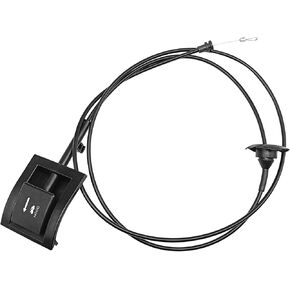 كابل تحرير هود ومقبض متوافق مع Bronco F150 F250 F350 Super Duty F53 F59 Pickups-Replaces OEM F2TZ16916A و 912-042 ، مجموعة كابلات مزلاج محرك الشاحنة مع مقبض