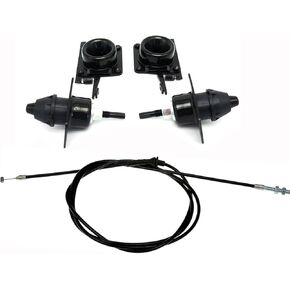Koxuyim Hood Latch Set 4 PCS Latches Apper & Lower Latches for 2004-2017 Volvo Truck VN VNL 20498998 20565619 8074938 | مع 1 كابل تحرير غطاء محرك السيارة
