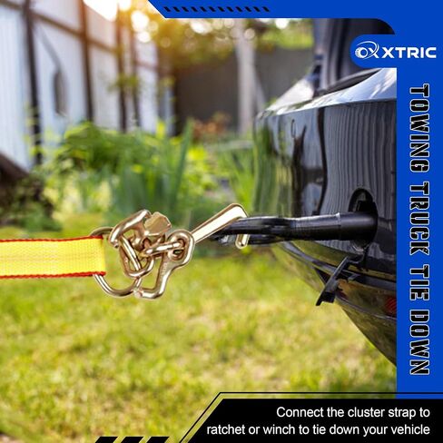 2 "× 12 'الاسترداد حزام Winch W/RTJ خطافات الكتلة ، 4 عبوات ، أشرطة الشاحنات السحب لمعدات القطر الحطام ، تعادل سيارة السيارات الشاقية في أشرطة أسفل in Saudi Arabia
