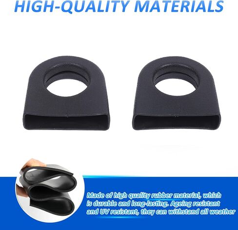 Bumper Tow Hook Covers Compatible with Land Rover Defender 2020-2025Car Rear Bumpers Tow Hook Protector,Rubber Tow Hook Covers Protect,Car Accessories Adds Cushioned Grip to Tow Strap (Black) in Saudi Arabia