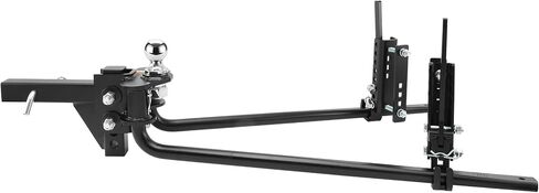 VEVOR Sway Control Weight Distribution Hitch, 1,500 lbs Capacity, Trailer Hitch Kit with 2-Inch Solid Steel Shank, 2-5/16 Inch Alloy Steel Ball, Powder-Coated Load Leveling, Black in Saudi Arabia