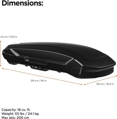 Thule Motion 3 Rooftop Box in Saudi Arabia