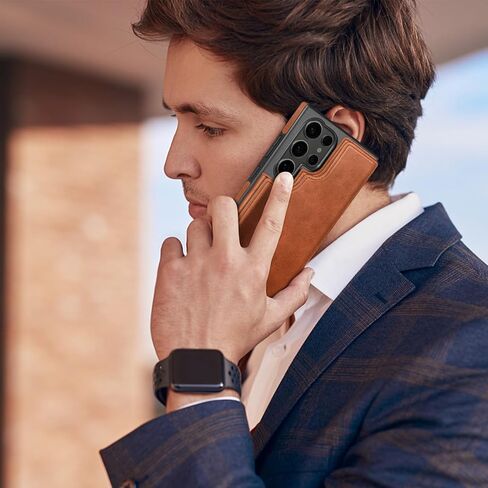 تم تصميمه لمحفظة Samsung Galaxy S23 Ultra Case مع حامل البطاقة ، [غطاء الورقة المغناطيسية] in Kuwait