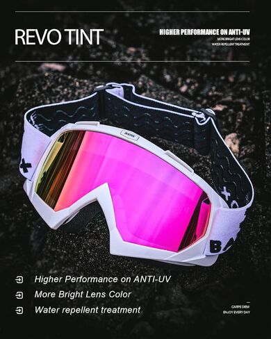 BATFOX Dirt Bike ATV Goggles Motorcycle Gear Riding Motocross Dirtbike 4-Wheeler MX DH Accessories Goggles Glasses for Men Women Youth UV400 Protection Dust-proof Anti-Slip Strap in Saudi Arabia