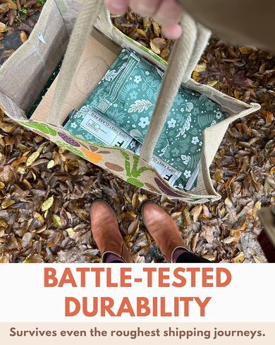 رسائل بريدية قابلة للتحلل البيولوجي من إمباك - 25 حزمة مقاس 10 × 33 سم - مظاريف شحن ذاتية الغلق للشركات الصغيرة - حقائب بريدية مطبوعة ومقاومة للماء - مقاومة للتمزق والثقب - أوراق الورد النحاسية in Kuwait