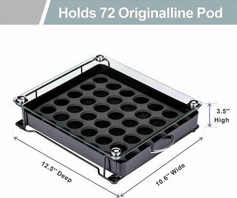 ZCDCP Coffee Pod Holder ، Black Nespresso Holder Origin in Kuwait