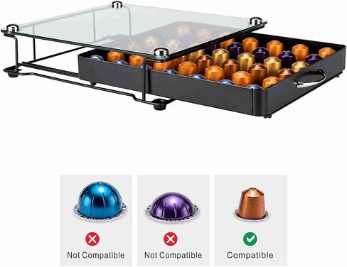 ZCDCP Coffee Pod Holder ، Black Nespresso Holder Origin in Kuwait