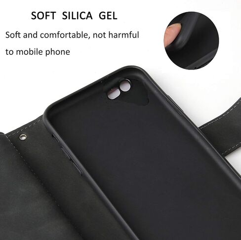 Qltypri Wallet Case for iPhone 6 iPhone 6s ، فتحات بطاقة جلدية Puct Pock Puck Puran in Kuwait