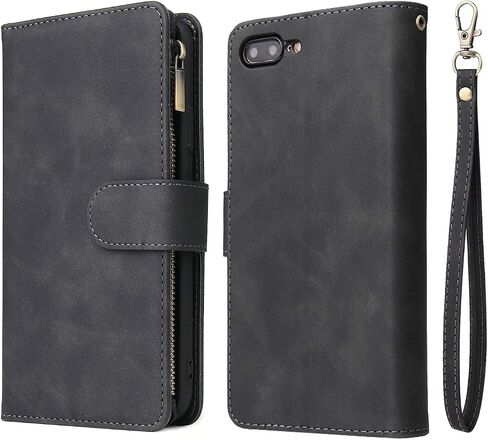 Qltypri Wallet Case for iPhone 6 iPhone 6s ، فتحات بطاقة جلدية Puct Pock Puck Puran in Kuwait