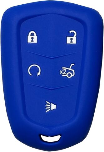 Key Fob Cover for Cadillac ATS: 5 Buttons Key Fob Case Fit for Cadillac XT4 XT5 XT6 CT6 ATS V CTS V XTS Professional SRX 2014 2015 2016 2017 2018 2019 2020 2021 2022 丨Remote Protector YQ2AB (Black) in Saudi Arabia