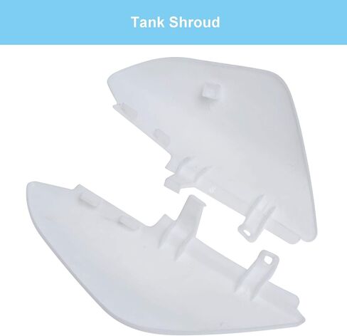 Podoy CRF50 مجموعة Fender Body Fender for Tivable مع XR50 XR 50 CRF 50 SDG SSR PIT DIRT TRAIN TRAIL BIKE Black with Bolt Work Fairing Plastic (White) in Kuwait