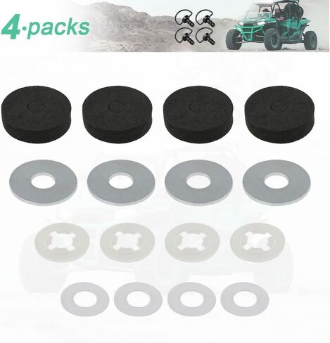 دبابيس سقف X3 متوافقة مع CAN AM X3/ X3 MAX 2017-2023 - مجموعة من 4 سقف مسامير إطلاق KIT استبدال OEM #715003815 (أسود) in Kuwait