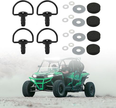 دبابيس سقف X3 متوافقة مع CAN AM X3/ X3 MAX 2017-2023 - مجموعة من 4 سقف مسامير إطلاق KIT استبدال OEM #715003815 (أسود) in Kuwait