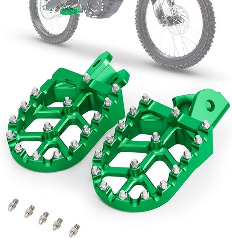 Motorcycle Footpegs Wider Foot Pegs CNC for Surron Sur Ron LBX E-Ride Pro SS/SR/S Talaria Sting MX3/R MX4 ERide Pro SS 2.0 3.0 Ventus One Electric Dirt Bike Black in Saudi Arabia