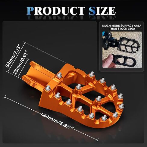 Motorcycle Footpegs Wider Foot Pegs CNC for Surron Sur Ron LBX E-Ride Pro SS/SR/S Talaria Sting MX3/R MX4 ERide Pro SS 2.0 3.0 Ventus One Electric Dirt Bike Black in Saudi Arabia
