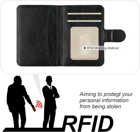 Bocasal Wallet Case for iPhone 14 Pro Max Compatible with MagSafe Magnetic RFID Blocking Detachable Premium PU Leather Flip Case with Card Slots Holder Kickstand Wireless Charging 6.7 Inch (Brown) in Kuwait