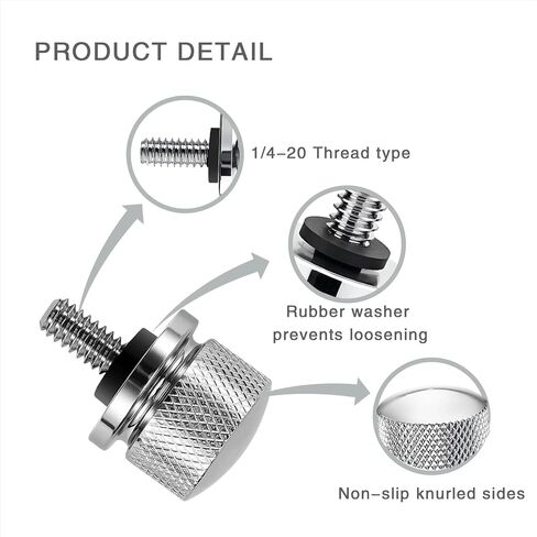Black Aluminum Alloy Seat Bolt Screw Suitable to for Harley Davidson 1996-2024(1 Pc Bolt) in Saudi Arabia