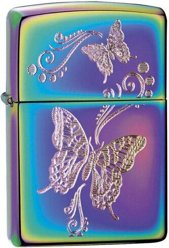 تصميم الفراشات المتوهجة Zippo توهج في الجيب المظلم أخف وزنا in Kuwait