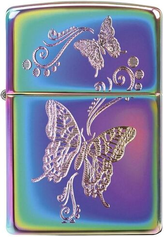 تصميم الفراشات المتوهجة Zippo توهج في الجيب المظلم أخف وزنا in Kuwait