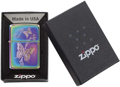 تصميم الفراشات المتوهجة Zippo توهج في الجيب المظلم أخف وزنا in Kuwait