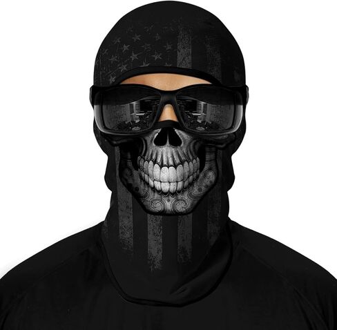 3D Balaclava قناع الوجه الكامل ، جمجمة وجه درع دراجة نارية غطاء رأس أغطية الرأس غلاف جمجمة للرجال للنساء in Kuwait